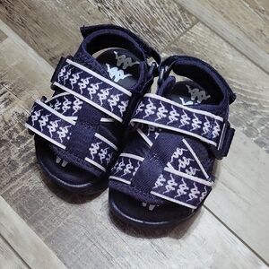 Baby Kappa 222 Banda Mitel 2 Sandals Navy Blue White Size 3